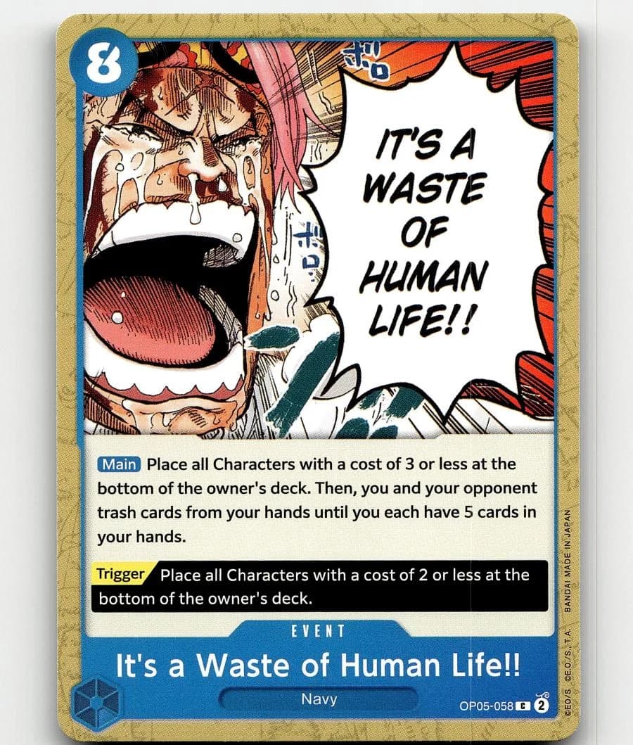 It's a Waste of Human Life!!