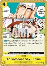 Did Someone Say Kami?