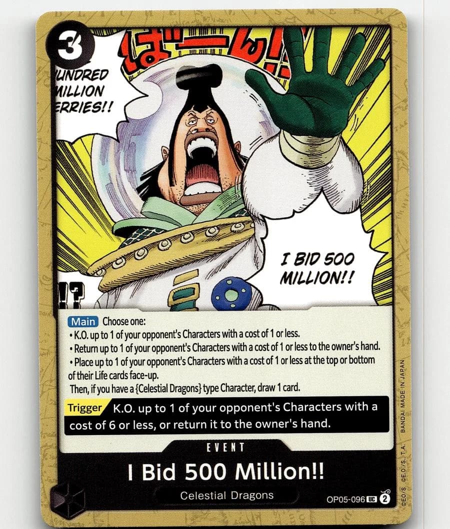 I Bid 500 Million!!