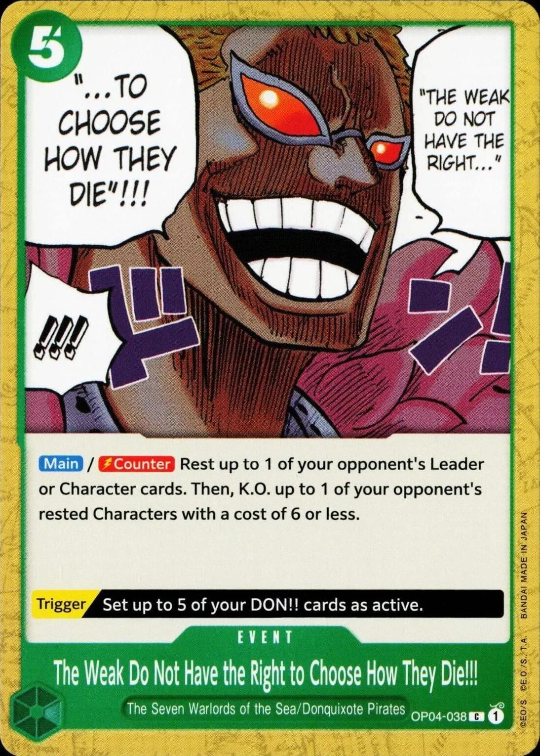 The Weak Do Not Have the Right to Choose How They Die!!!