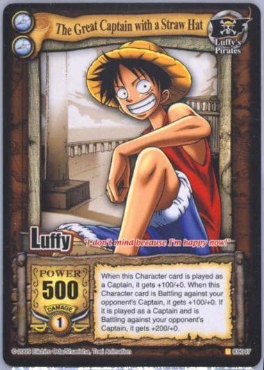 Luffy With a Straw Hat