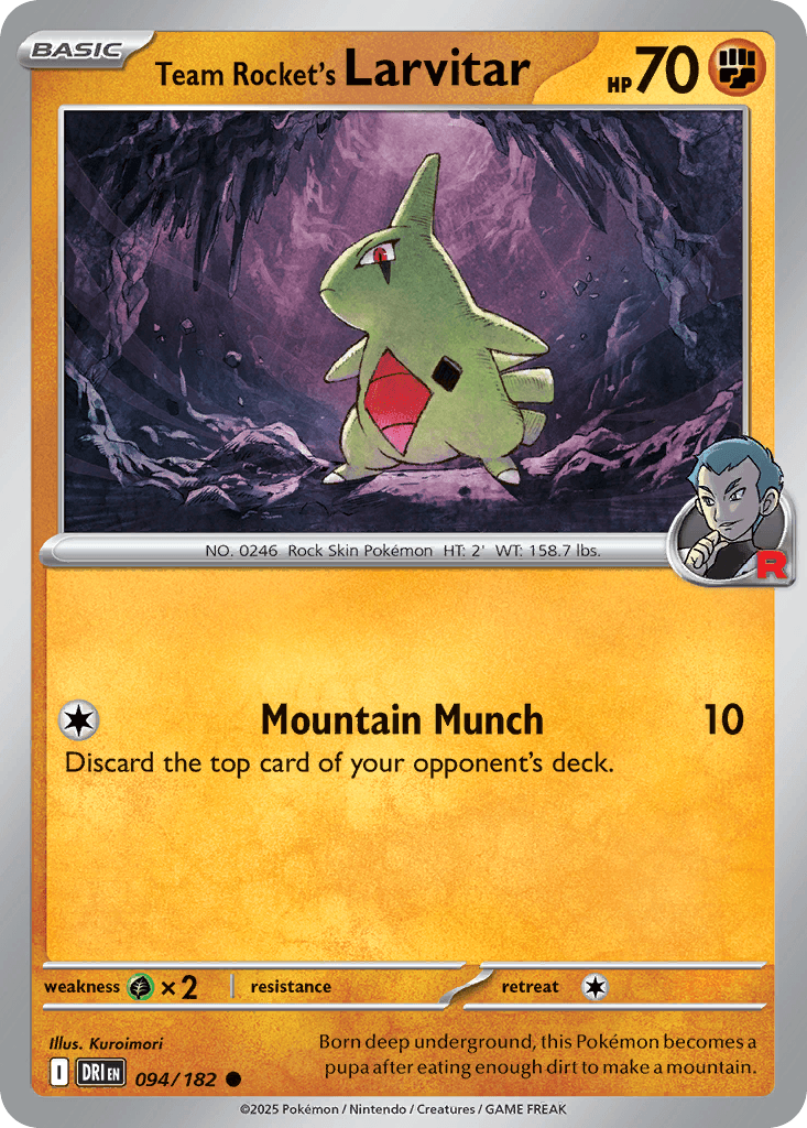 Team Rocket's Larvitar